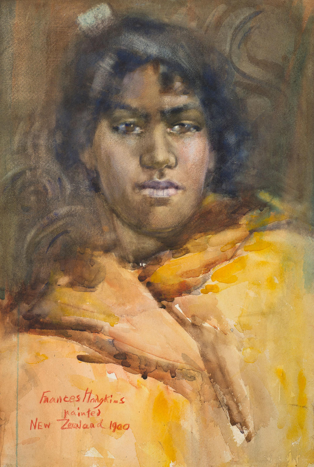 Head of a Maori Girl (Mere Te Kaehe Karetai)